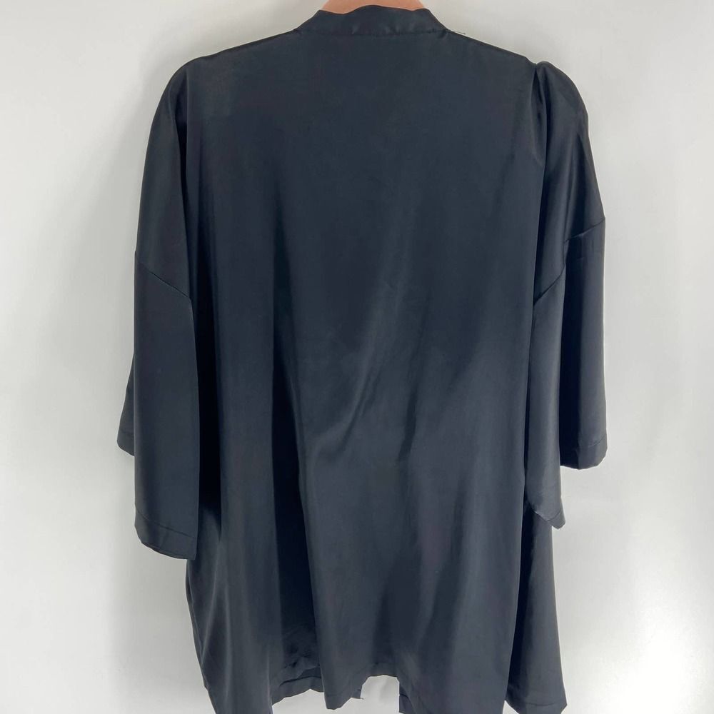 Victoria Secret Black Short Sleeve Short Robe - Picture 6 of 6